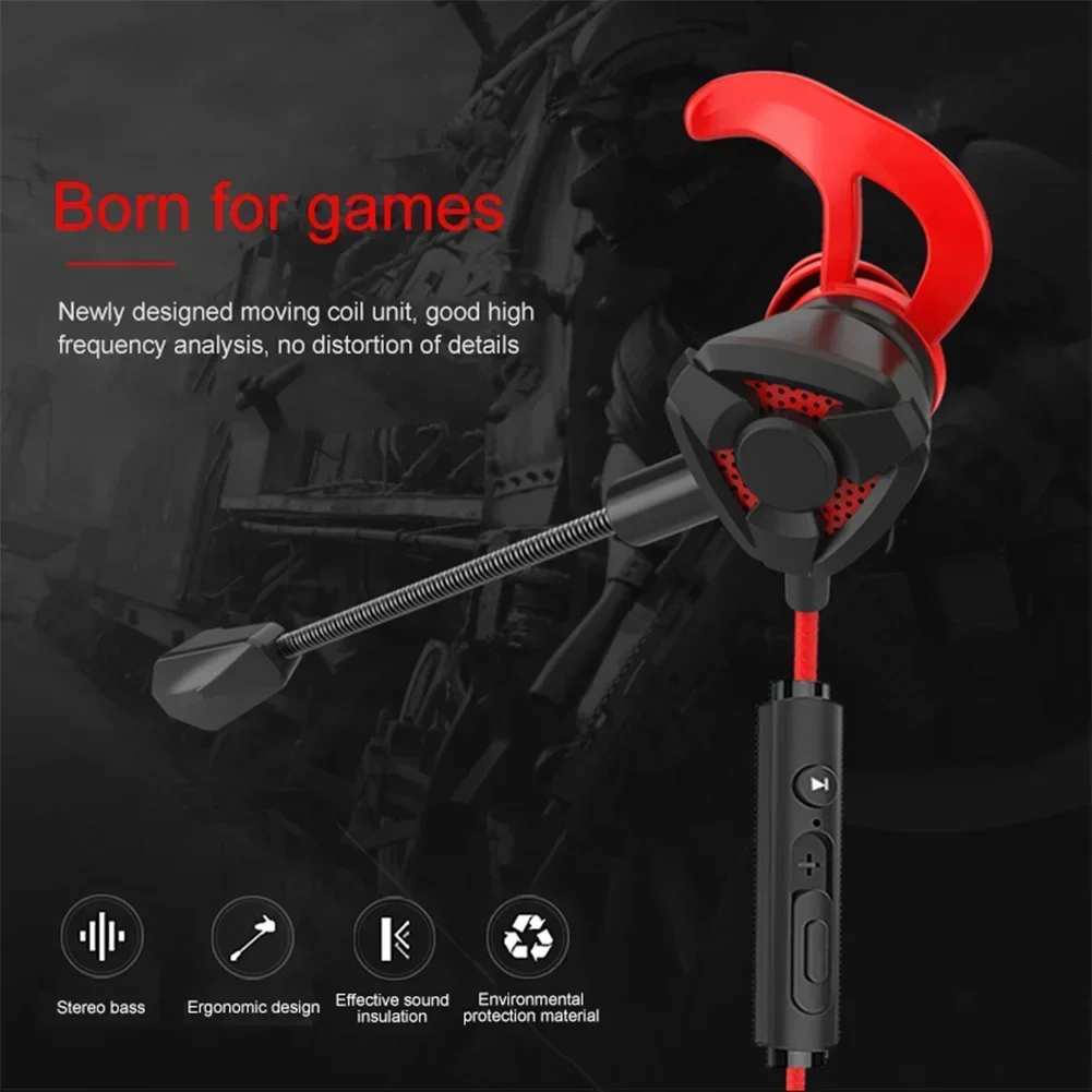Esports Gaming Earbuds - Kulaklık oyun kulaklıkları kablolu kulaklık oyun