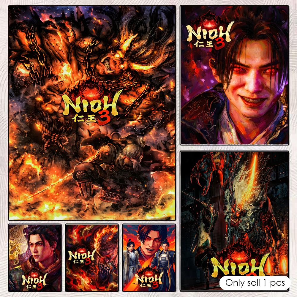 Esports Gaming Poster - Aksiyon Oyunu N-NiohS Poster Duvar Sanatı