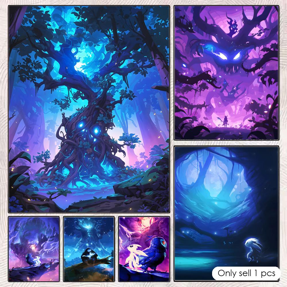 Esports Gaming Poster - O-Ori ve B-Blind F-ForestS Poster Duvar
