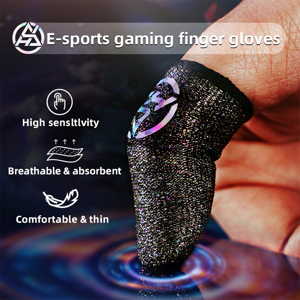 Esports Gaming Finger Sleeve - Oyun Parmak Kılıfları Gümüş Elyaflı Nefes