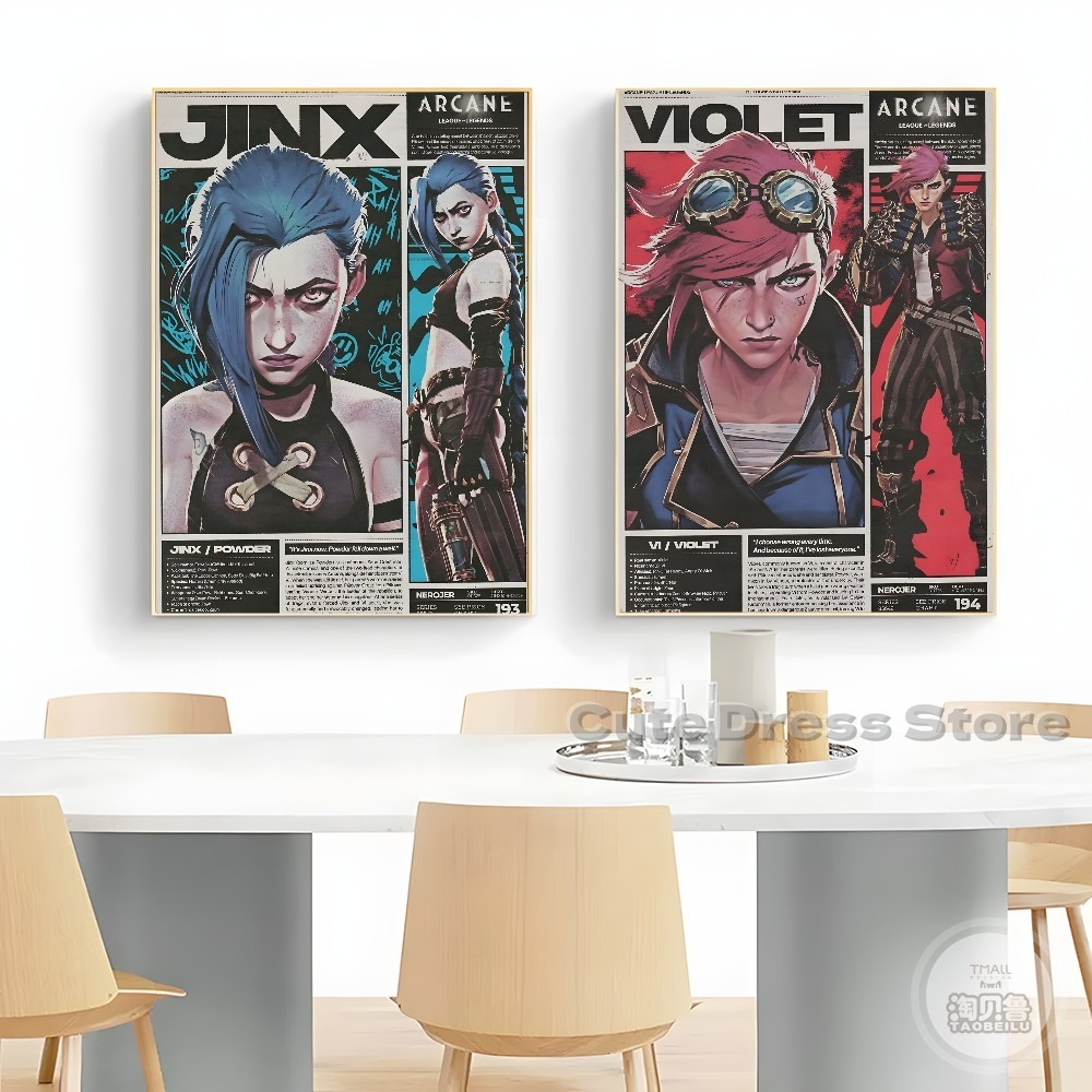 Arcane Kanvas Baskı Çerçevesiz - Esports Gaming Poster incelemesi ve fiyatı