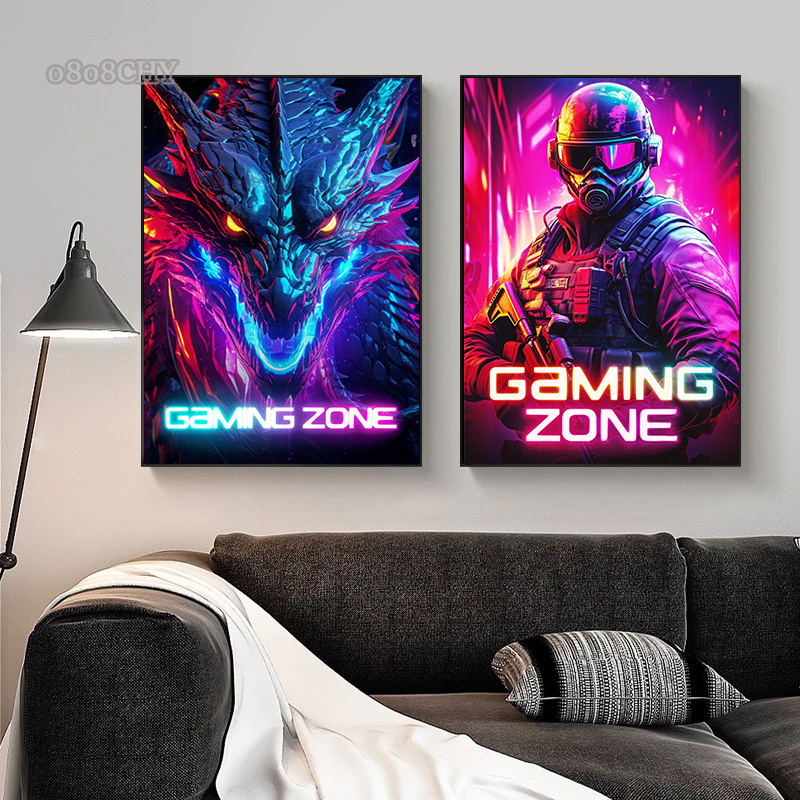 Ejderha Assassin Uzay Zırhı Oy - Esports Gaming Poster incelemesi ve fiyatı