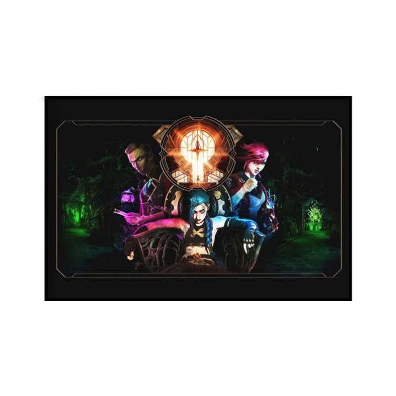 Arcane Jinx Yakın Çekim Poster - Esports Gaming Poster incelemesi ve fiyatı