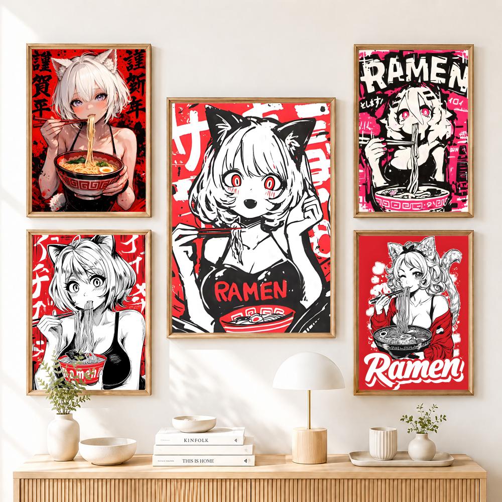 Anime Kedi Kız Resim Kaligrafi - Esports Gaming Poster incelemesi ve fiyatı
